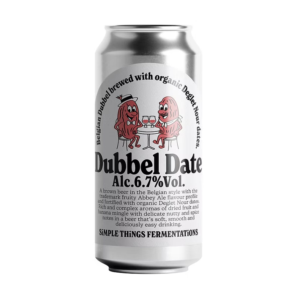 Dubbel Date beer artwork