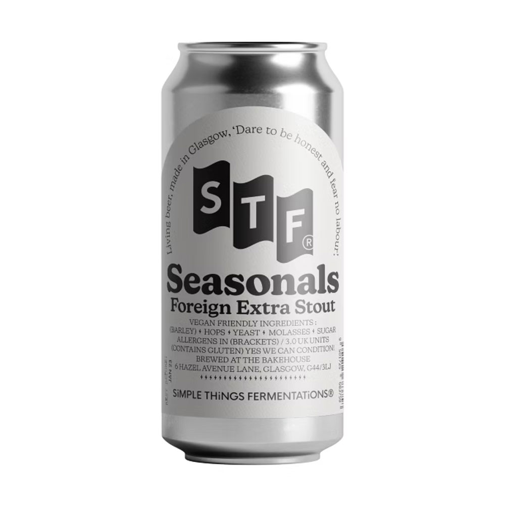 Foreign Extra Stout beer artwork