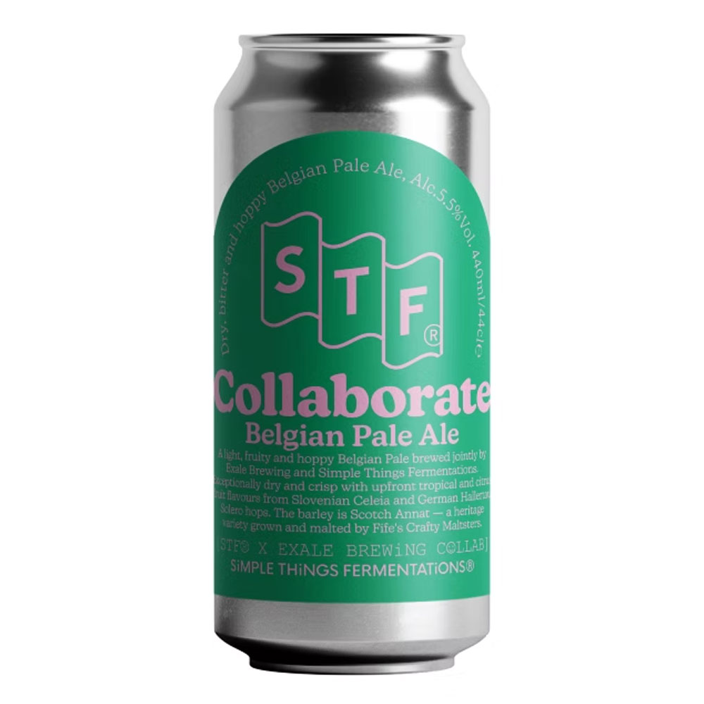 STF x Exale Belgian Pale beer artwork