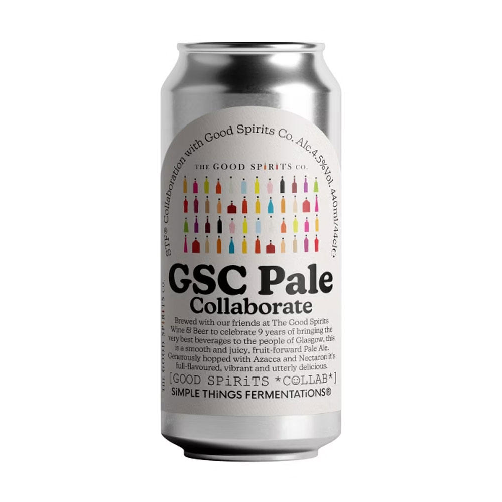 STF x Good Spirits Company GSC Pale beer artwork