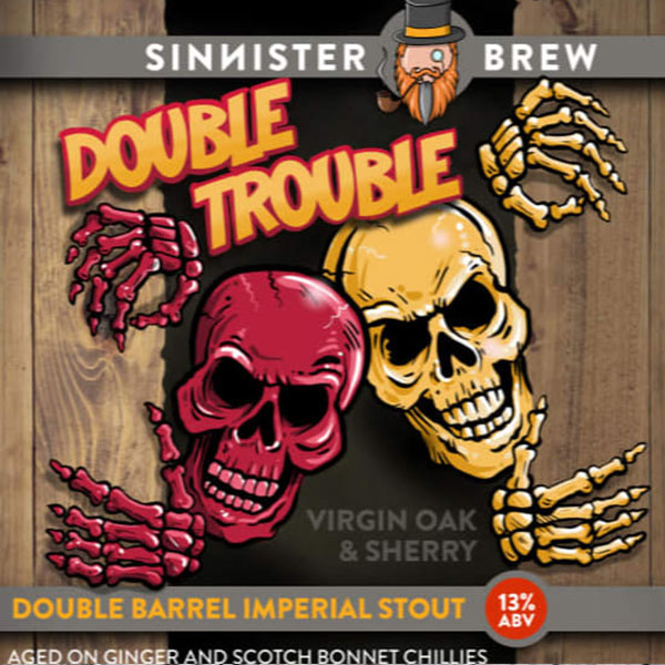 Double Trouble beer artwork