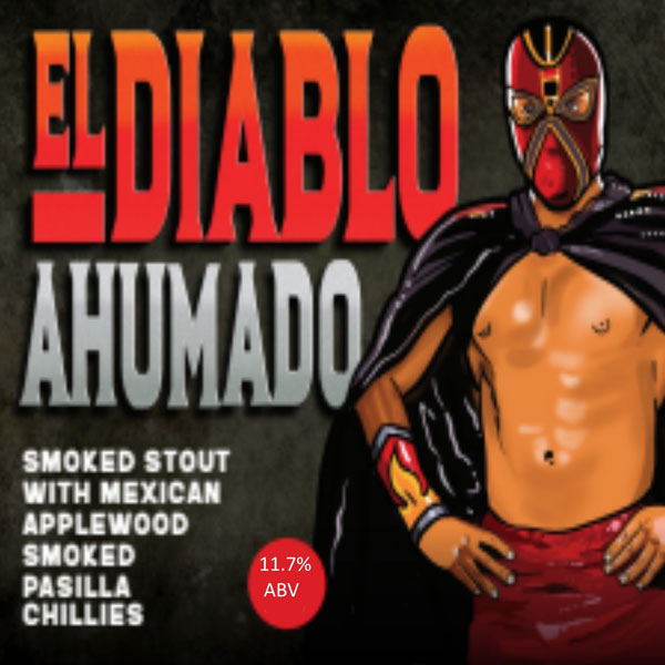 El Diablo Ahumado beer artwork
