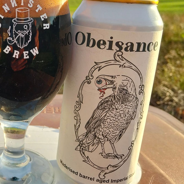 Obeisance beer artwork