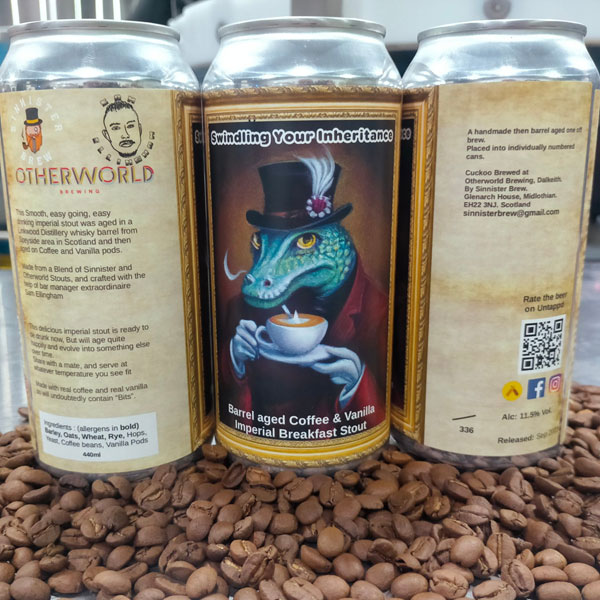 Swindling Your Inheritance beer artwork