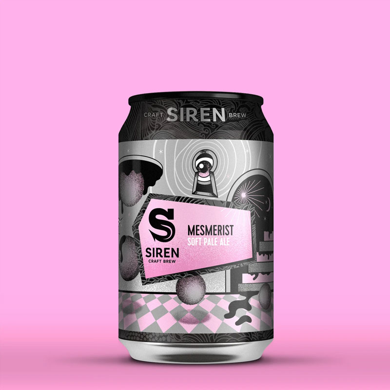 Mesmerist beer artwork