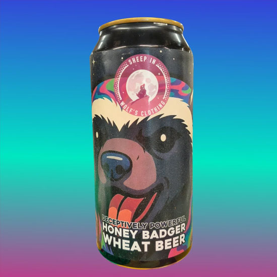 Artwork for Honey Badger by Sheep in Wolf's Clothing Brewery