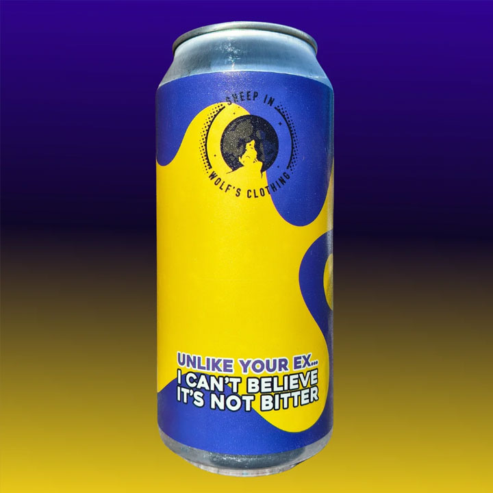 I Can't Believe It's Not Bitter beer artwork