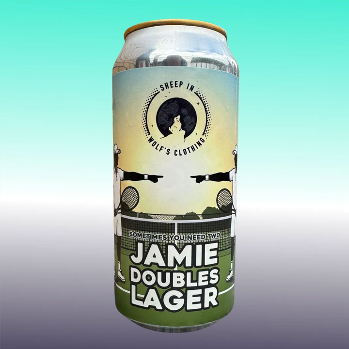Jamie Doubles beer artwork