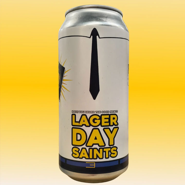 Lager Day Saints beer artwork