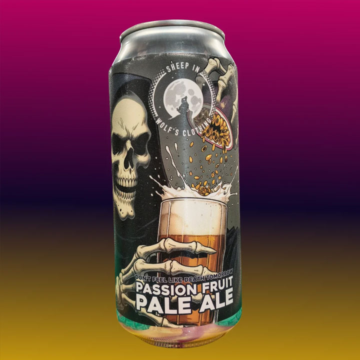 Passion Fruit Pale Ale beer artwork