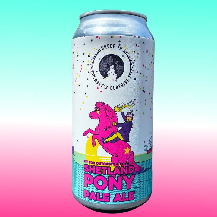 Shetland Pony beer artwork