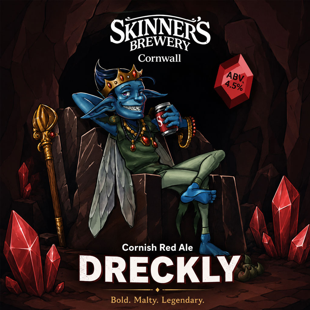 Dreckly beer artwork