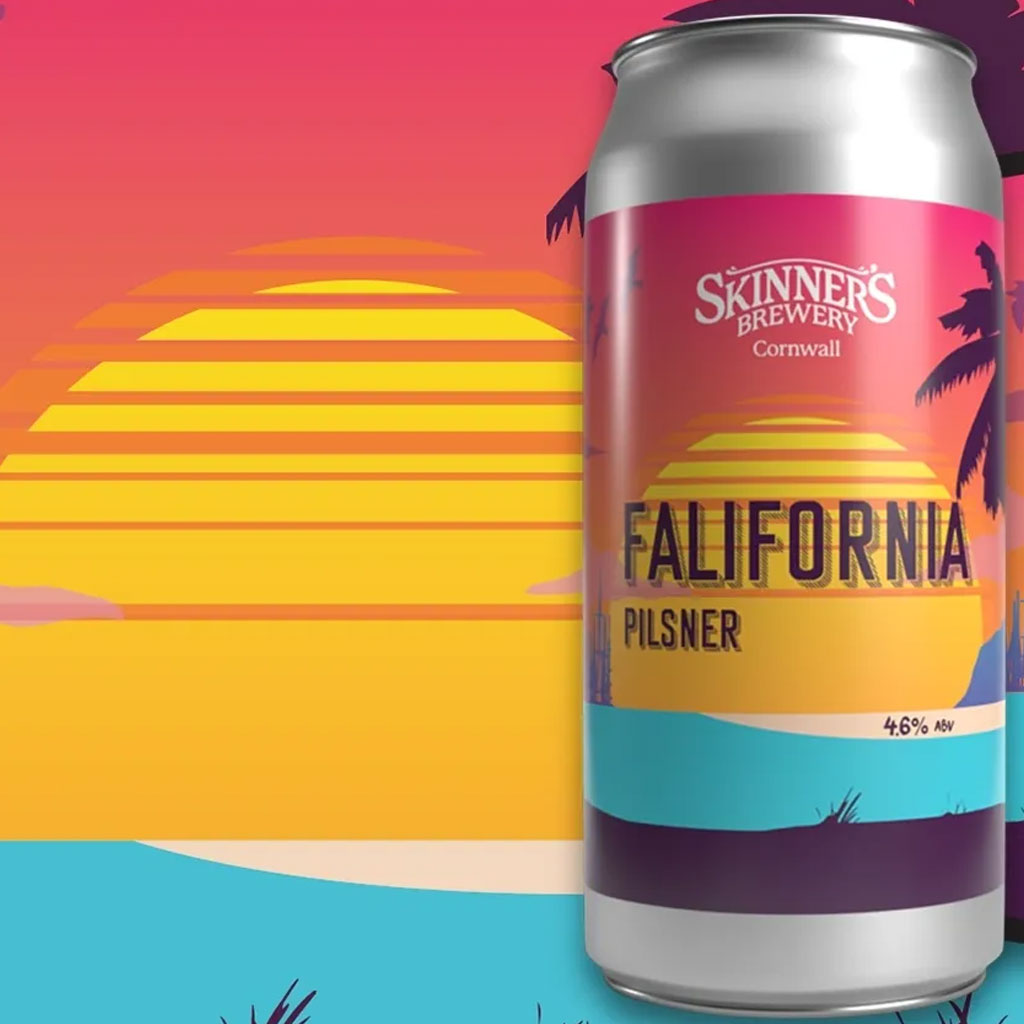 Falifornia beer artwork