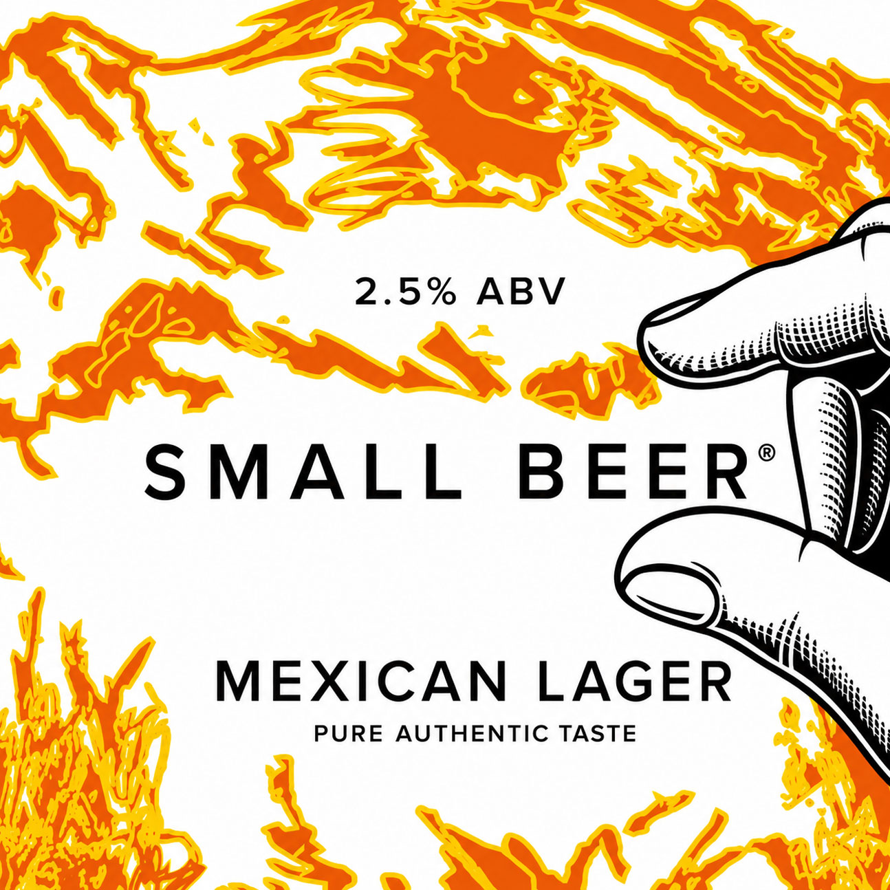 Mexican Lager beer artwork