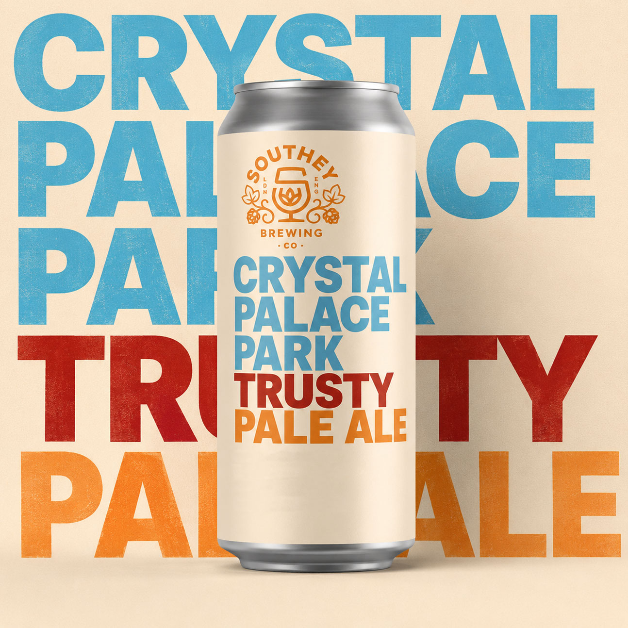 Crystal Palace Park Trusty beer artwork