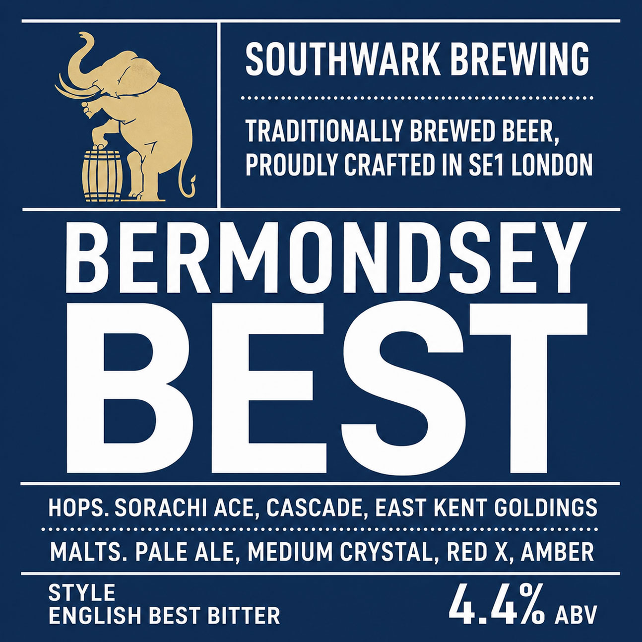 Bermondsey Best beer artwork