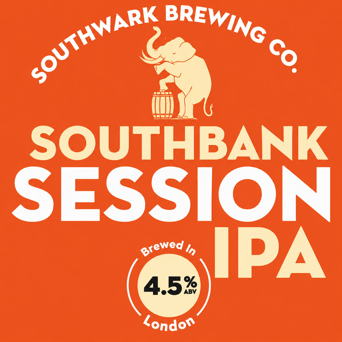 Southbank Session IPA beer artwork