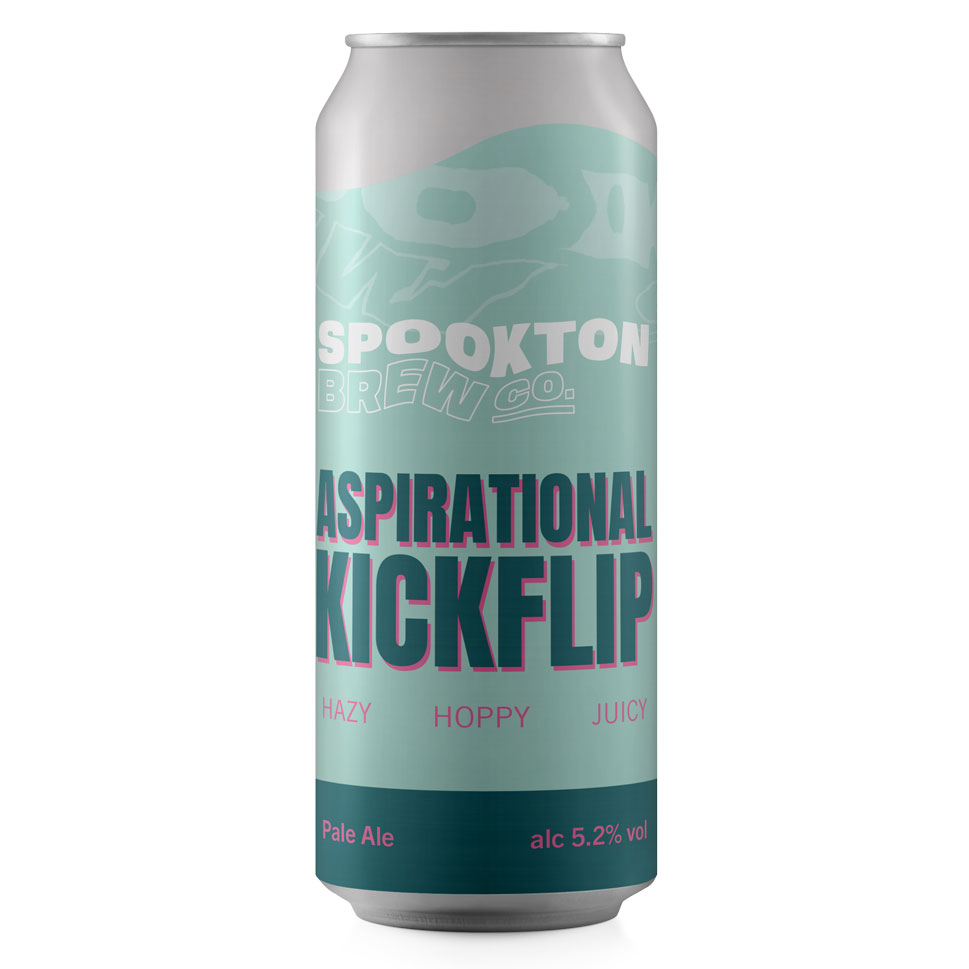 Aspirational Kickflip beer artwork