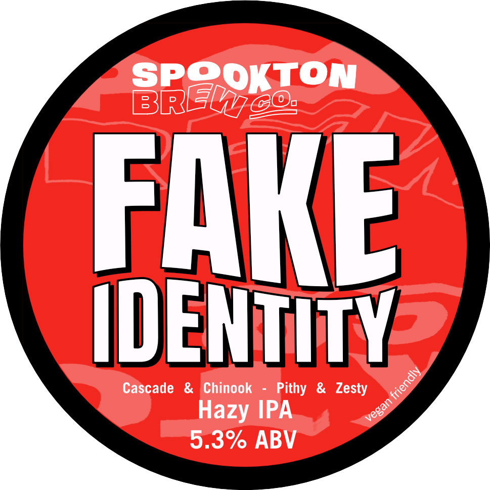 Fake Identity beer artwork