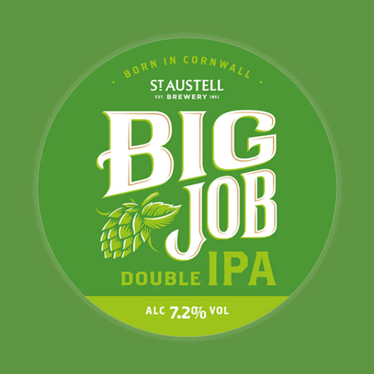 Big Job beer artwork