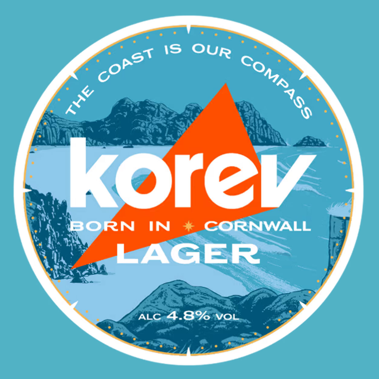 Korev beer artwork