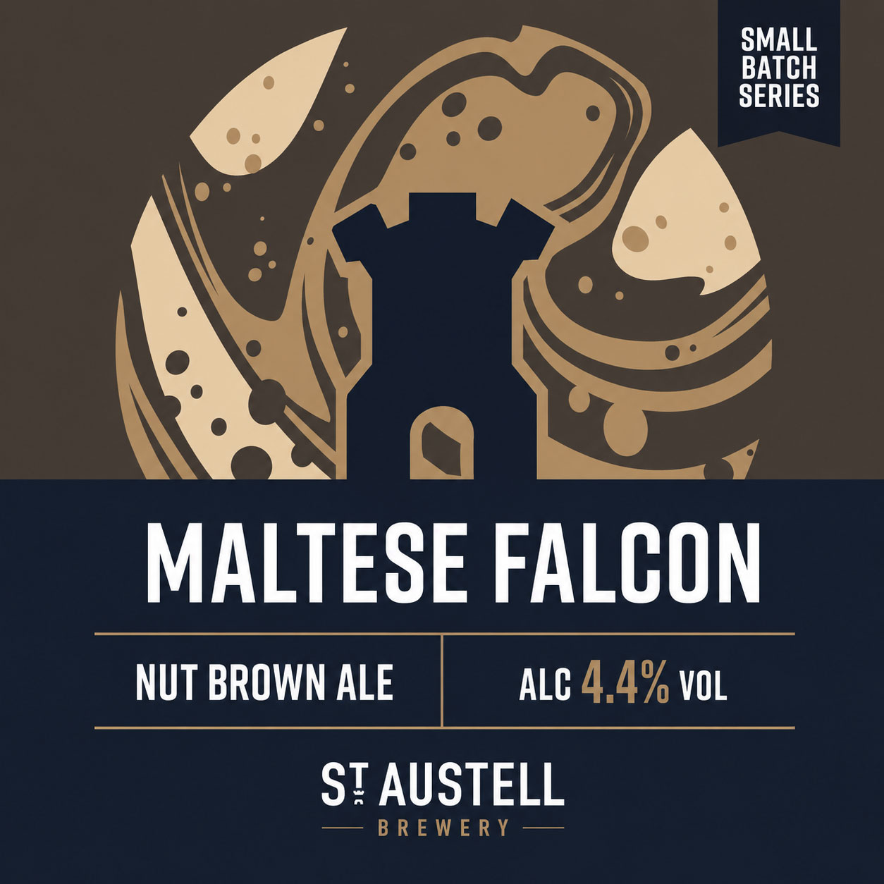 Maltese Falcon beer artwork
