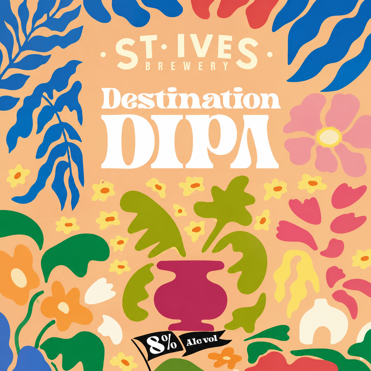 Destination DIPA beer artwork