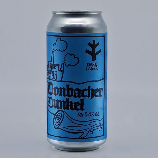 Donbacher Dunkel beer artwork