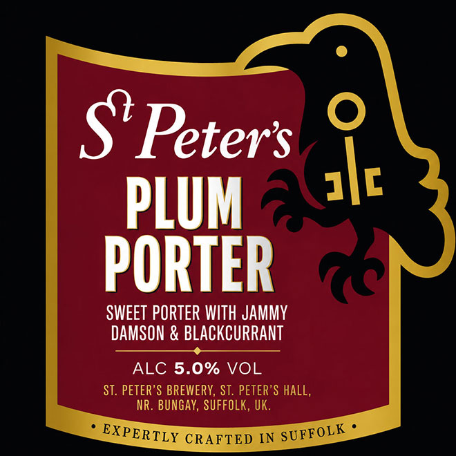 Plum Porter beer artwork