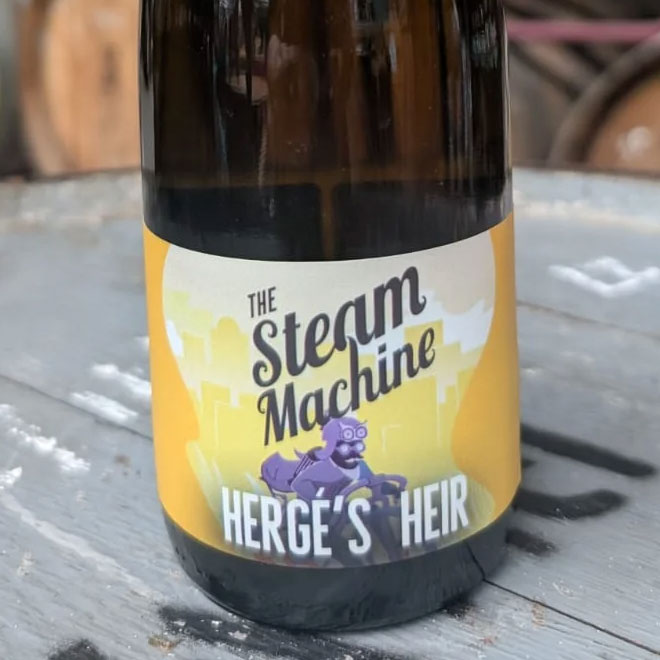 Herge's Heir beer artwork