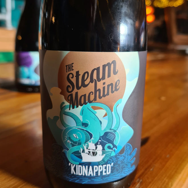 Kidnapped beer artwork