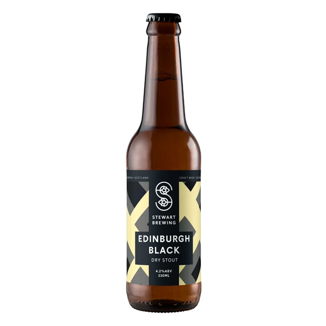 Edinburgh Black beer artwork