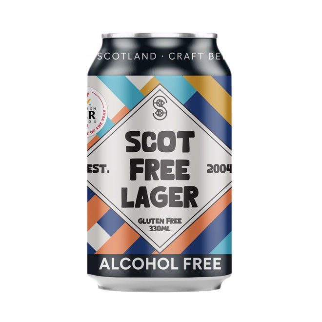 Scot Free Lager beer artwork