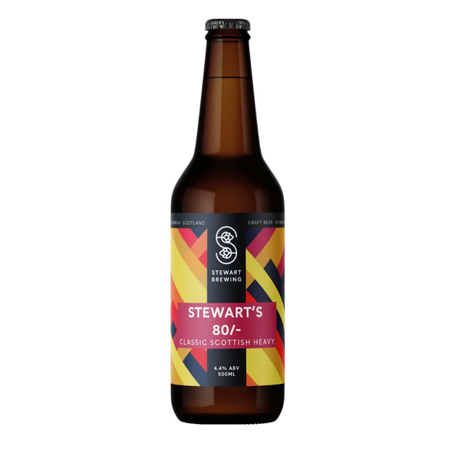 Stewart's 80/- beer artwork
