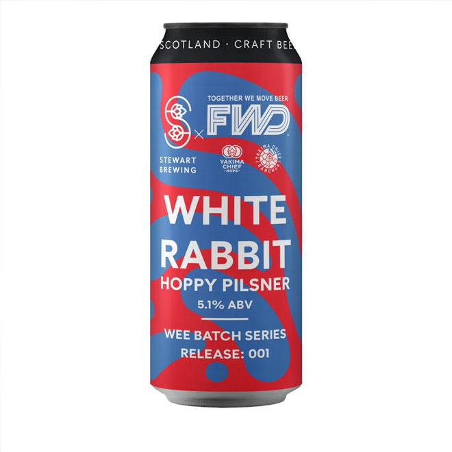 White Rabbit beer artwork