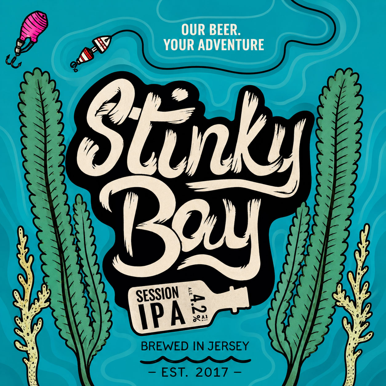 Session IPA beer artwork