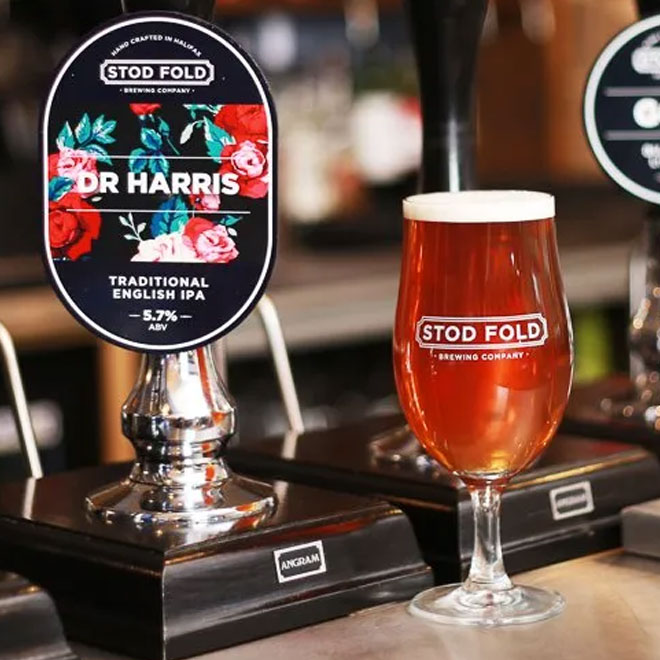 Stod Fold Dr Harris beer artwork