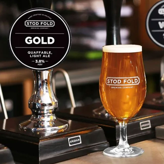 Stod Fold Gold beer artwork