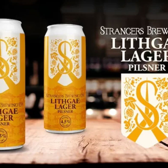 Lithgae Lager beer artwork