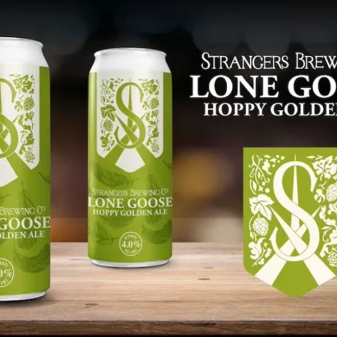 Lone Goose beer artwork