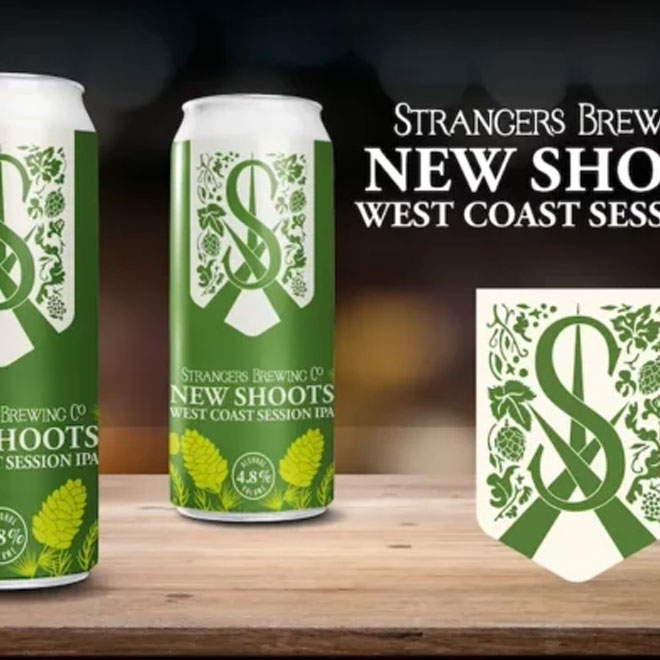 New Shoots beer artwork