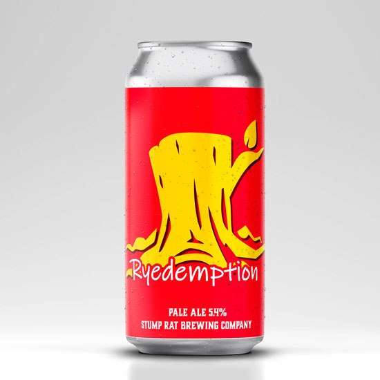 Ryedemption beer artwork