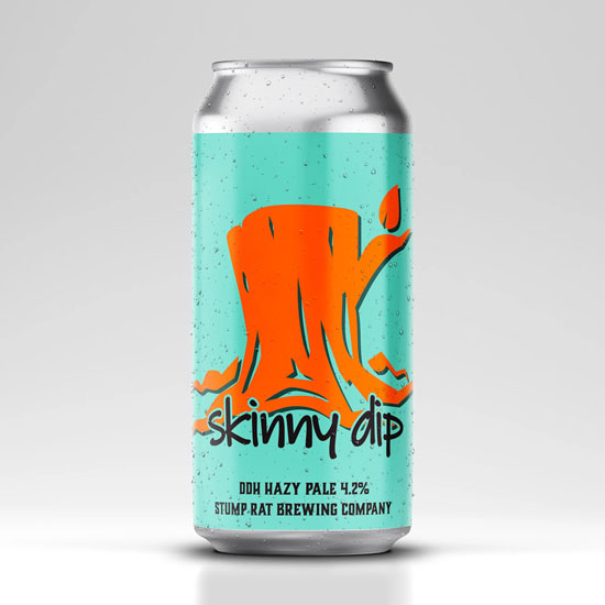 Skinny Dip beer artwork