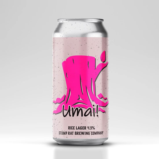 Umai! beer artwork