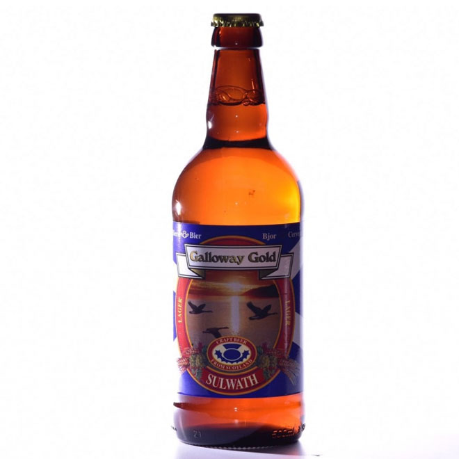 Galloway Gold beer artwork