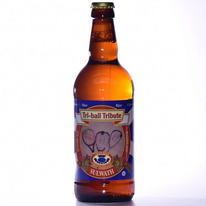 Tri-Ball Tribute beer artwork