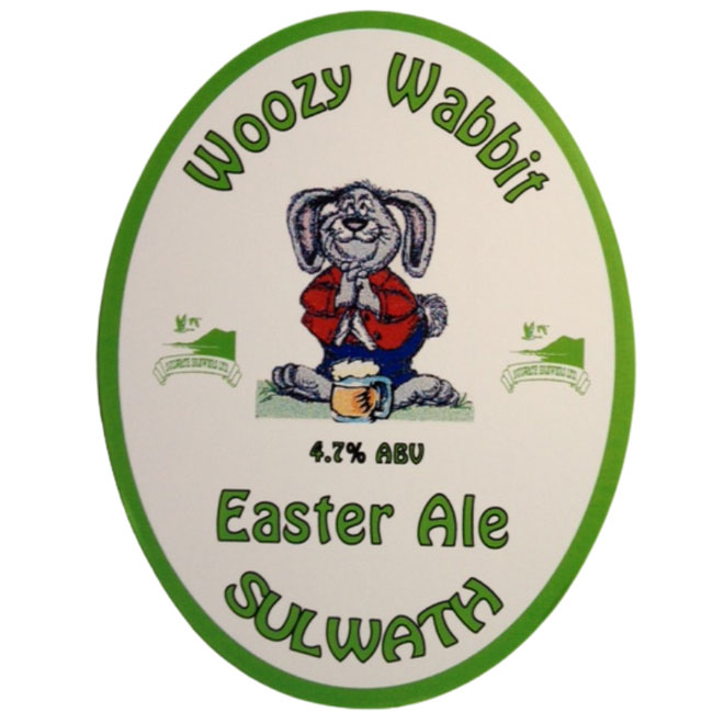 Woozy Wabbit beer artwork