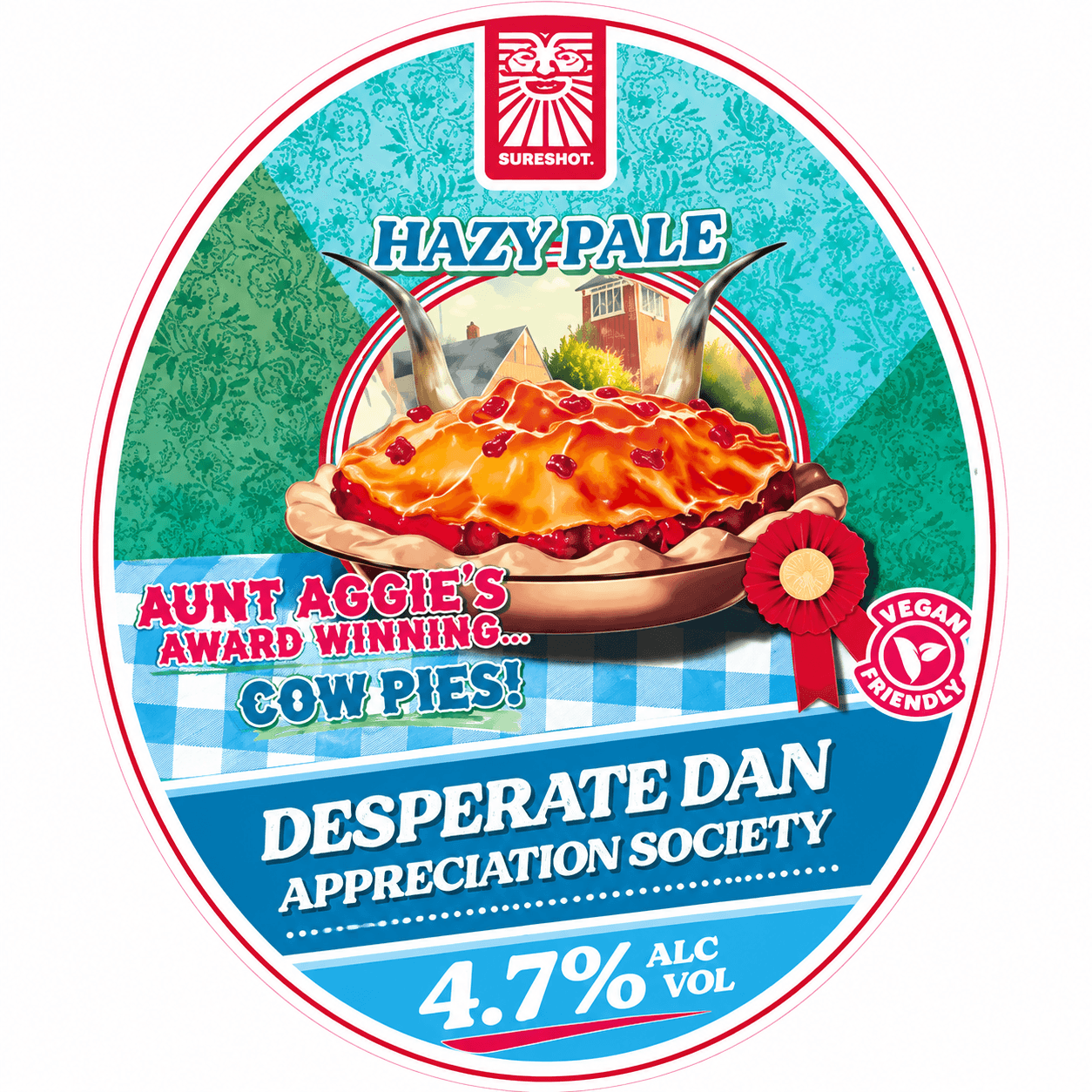Desperate Dan Appreciation Society beer artwork