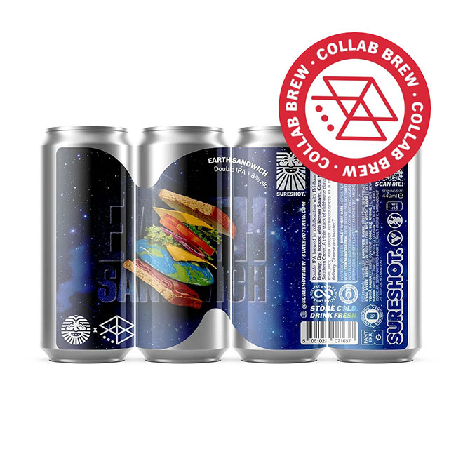 Earth Sandwich beer artwork