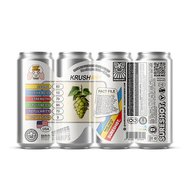 Feature Presentation: Krush beer artwork